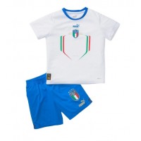 Dětský Fotbalový dres Itálie 2022 Venkovní Krátký Rukáv (+ trenýrky)